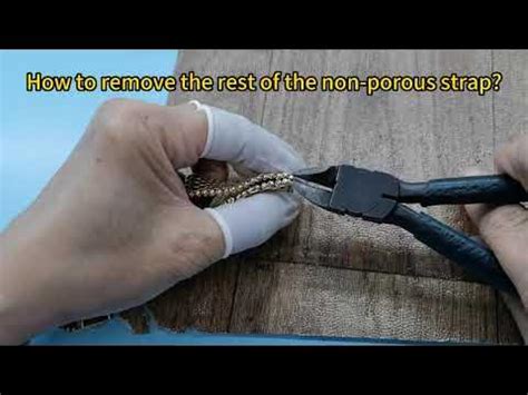 how to remove bracelet links.